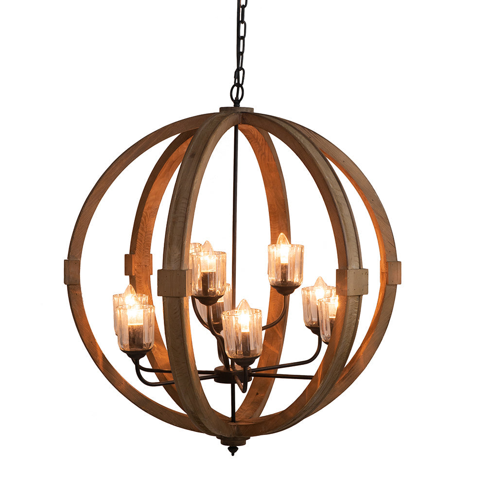 9-Light Globe Chandelier