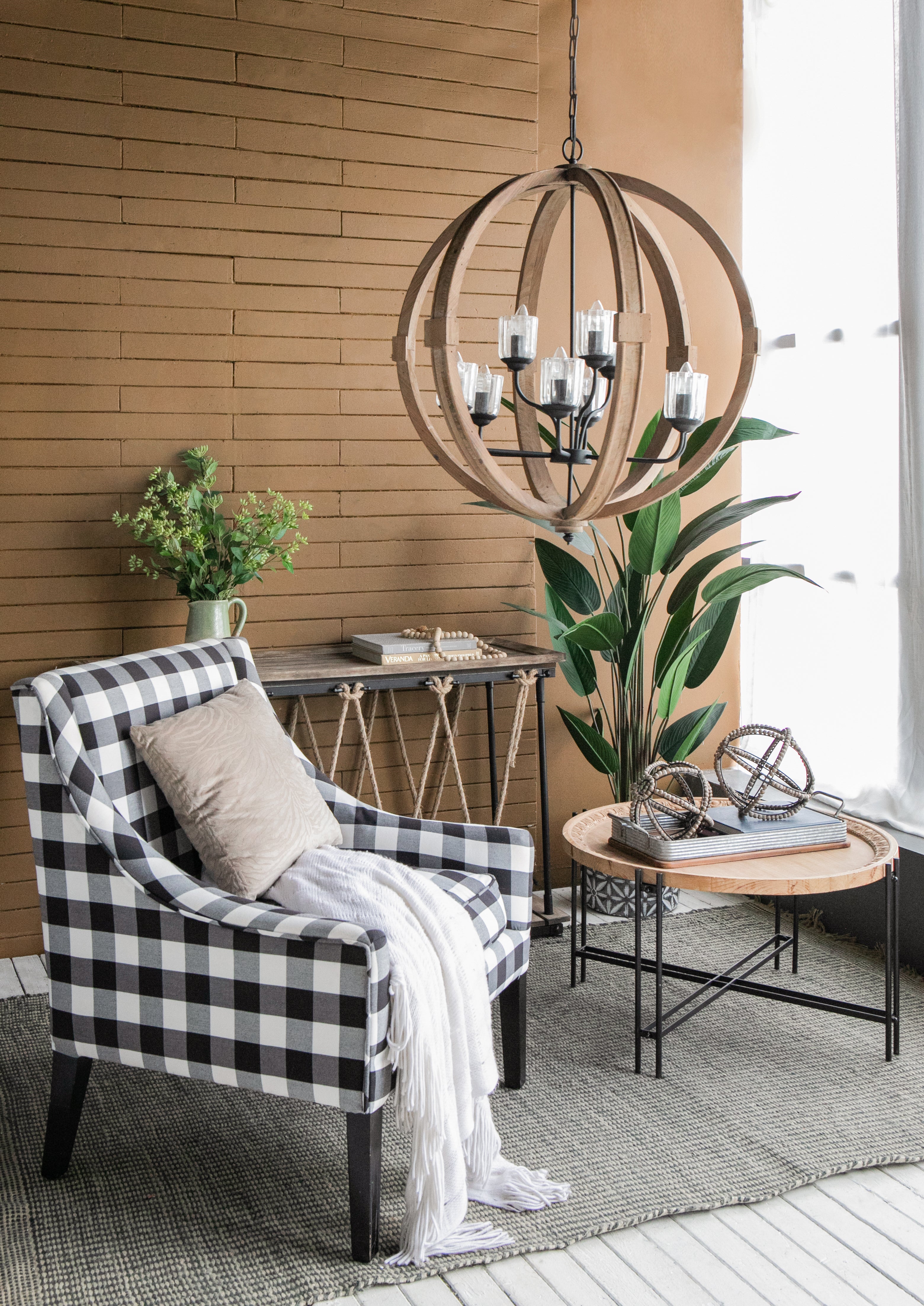 9-Light Globe Chandelier