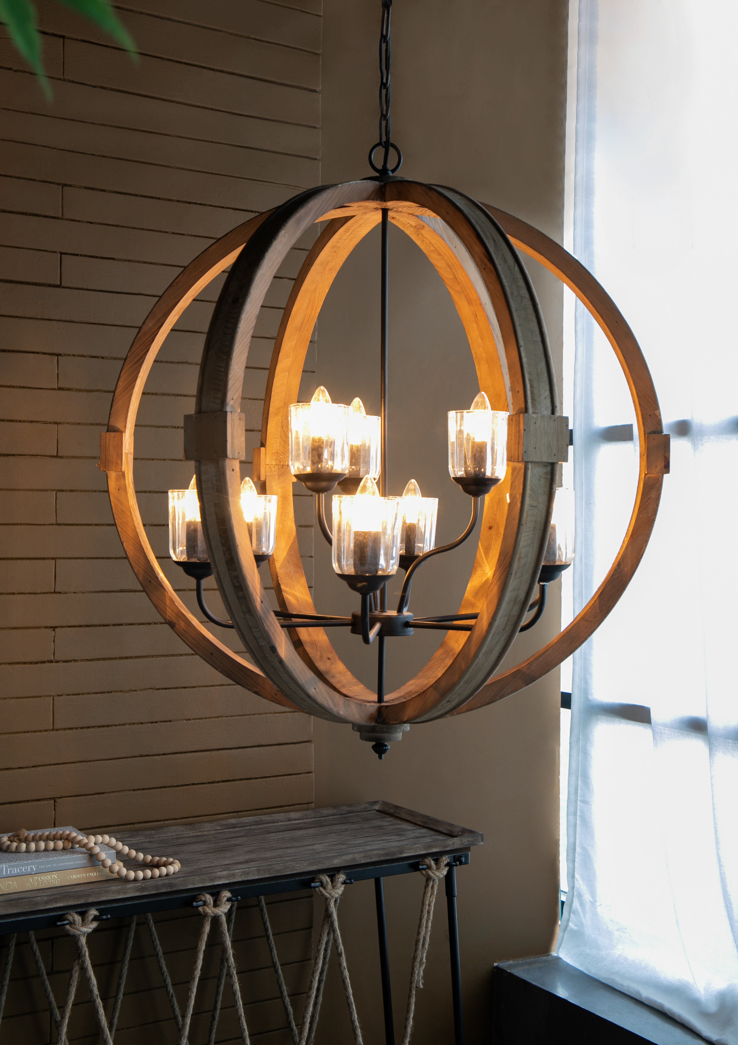 9-Light Globe Chandelier