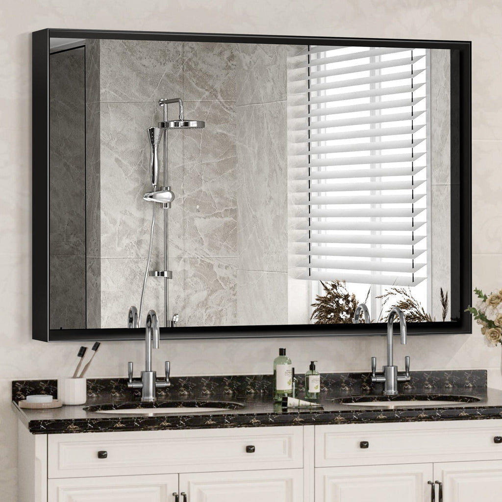 40x30 Inch Glossy Bathroom Mirror