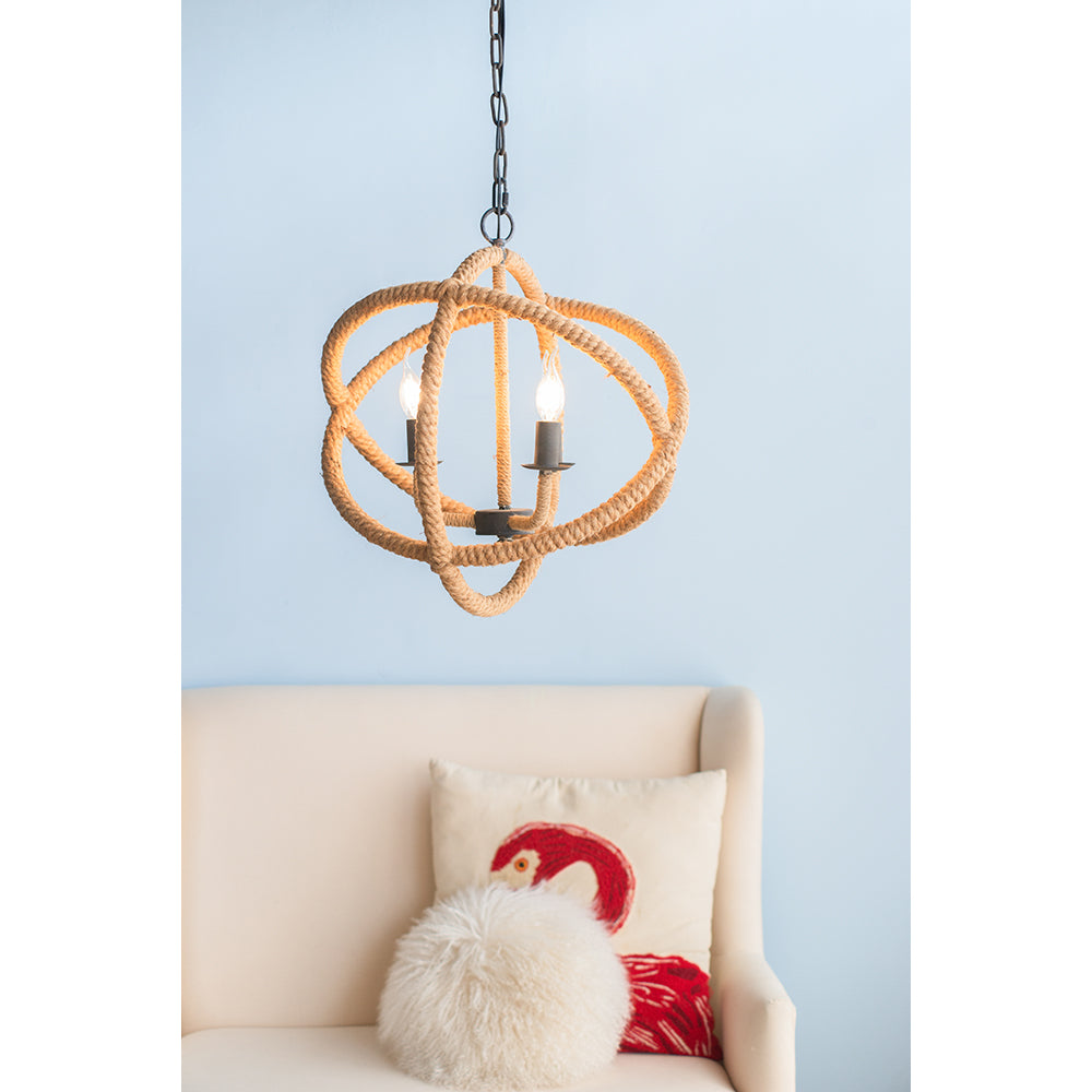 3-Light Farmhouse Chandelier