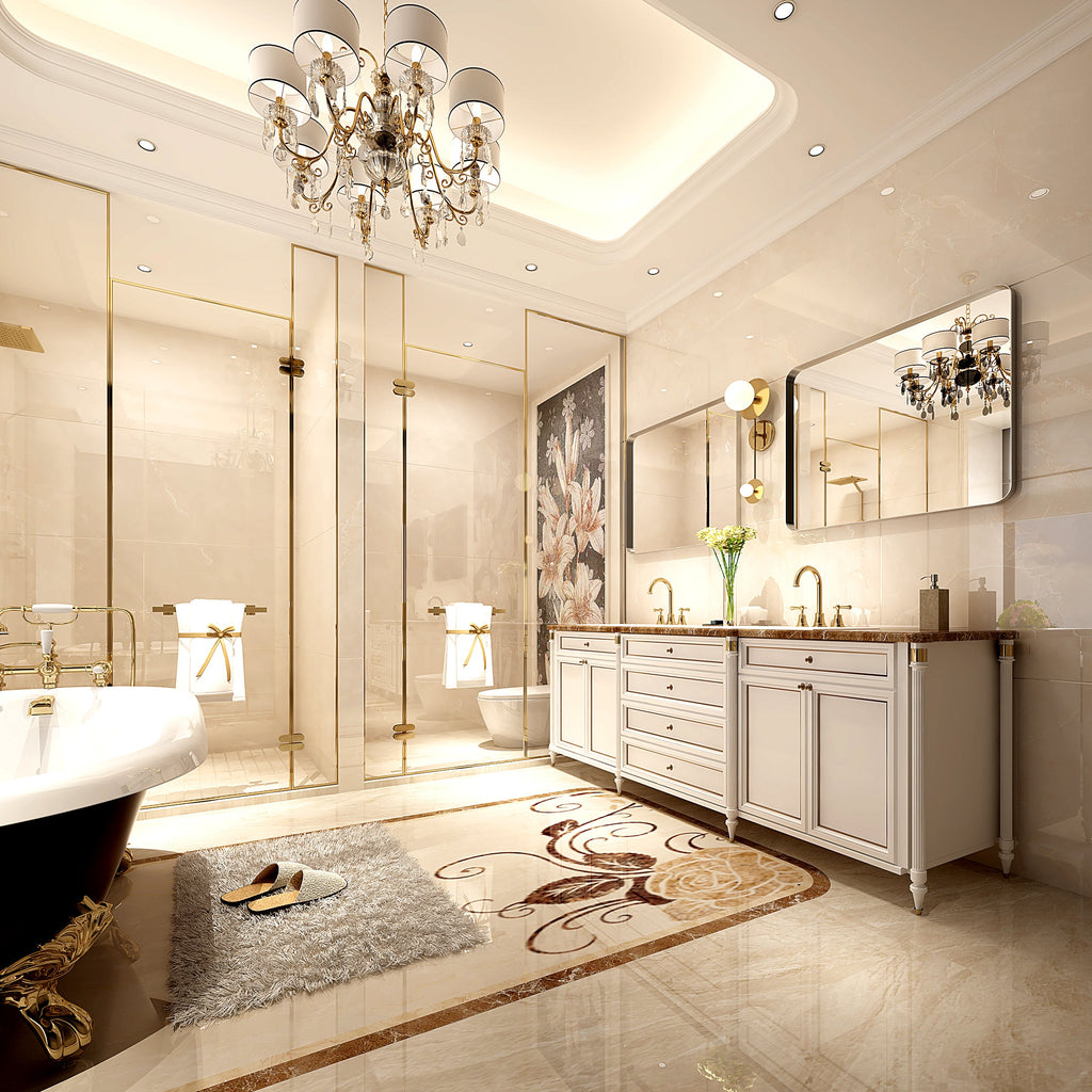 40x30 Inch Brushed Bathroom Mirror
