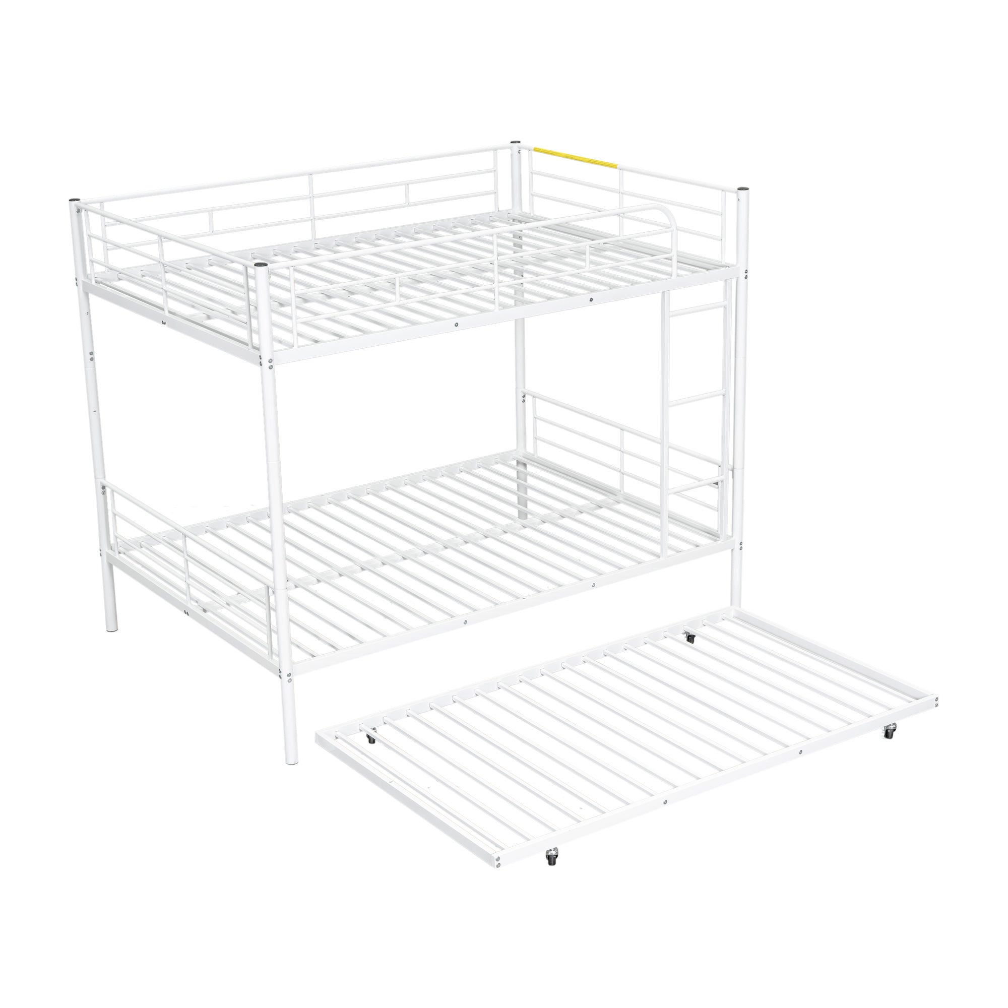 Full Over Full Metal Bunk Bed with Trundle