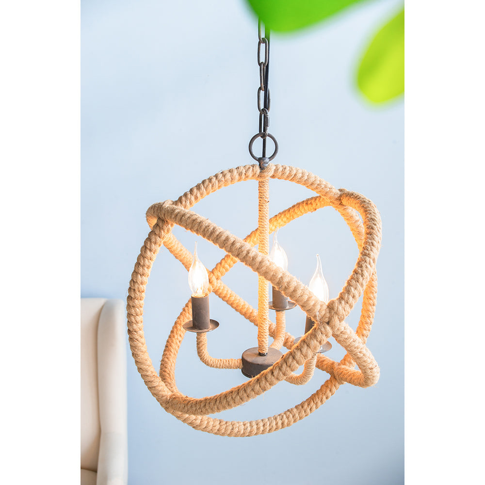 3-Light Farmhouse Chandelier
