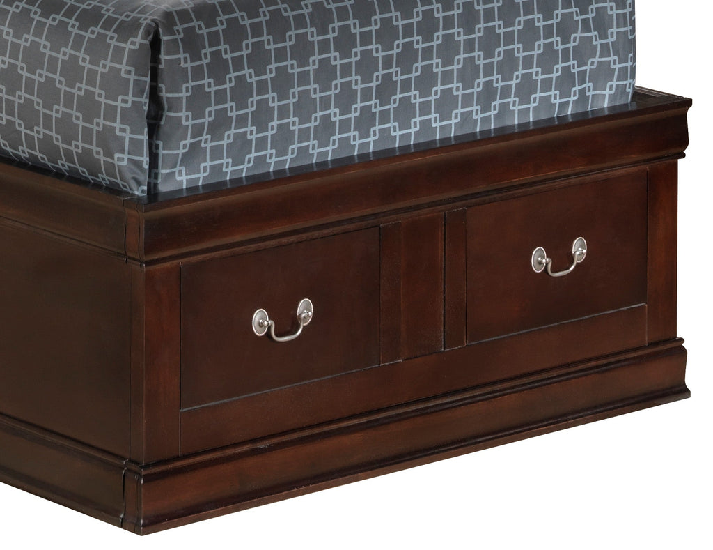 Louis Phillipe G3125B-TSB Twin Storage Bed