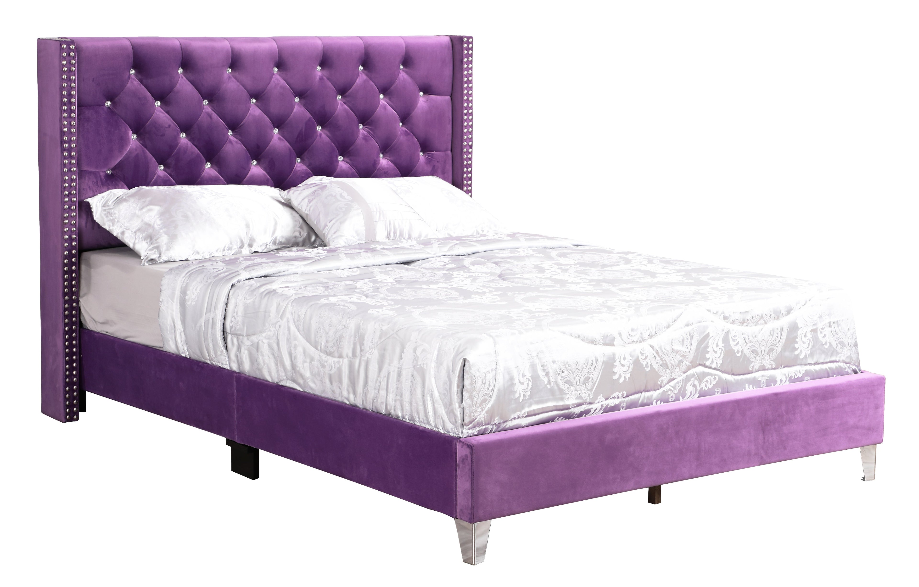 Charming Transitional Bed Frame