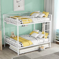 Full Over Full Metal Bunk Bed with Trundle