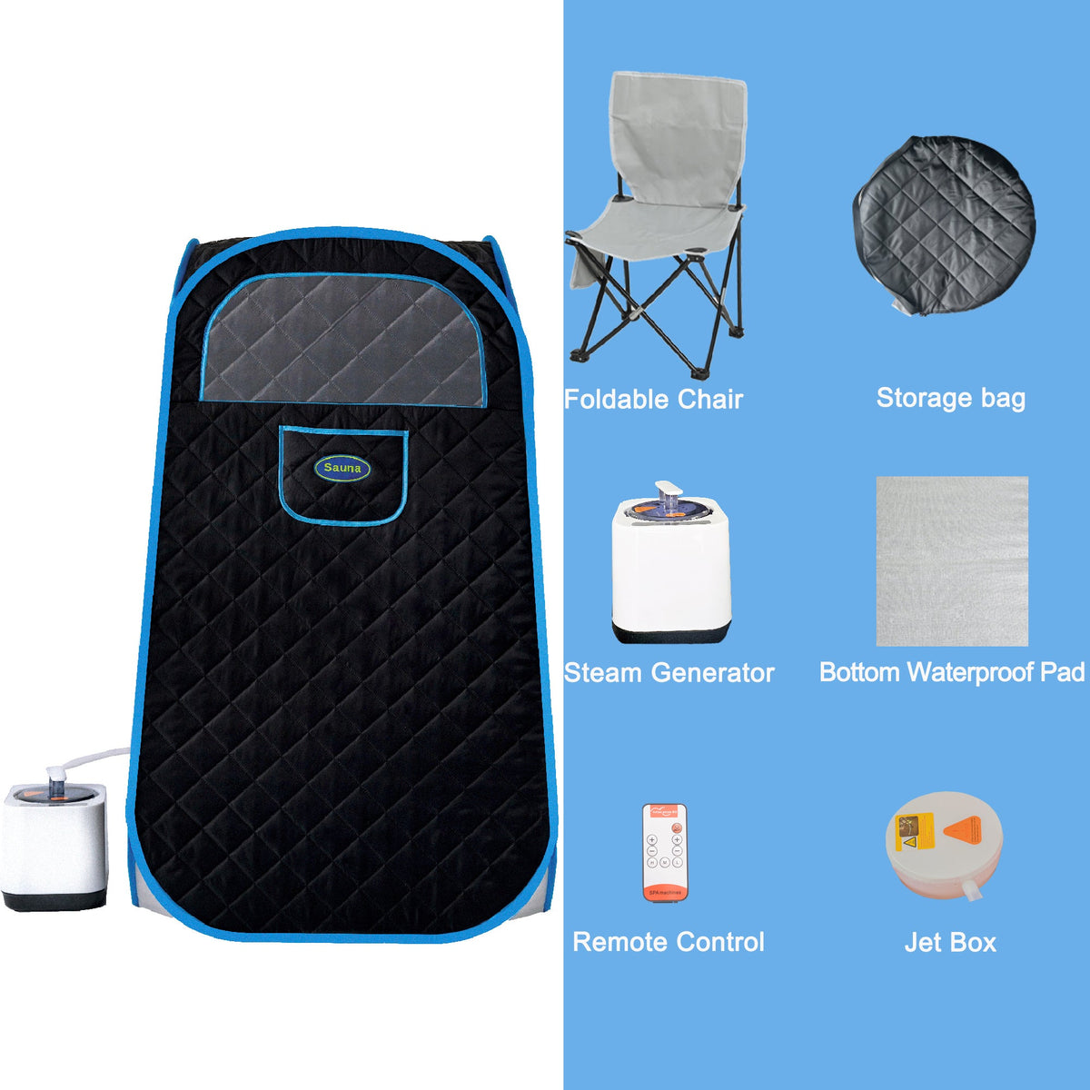 Portable Folding Full Size Steam Sauna