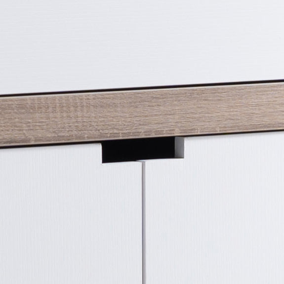 Modern Kitchen Buffet Organizing Cabinet with 4 Shelves