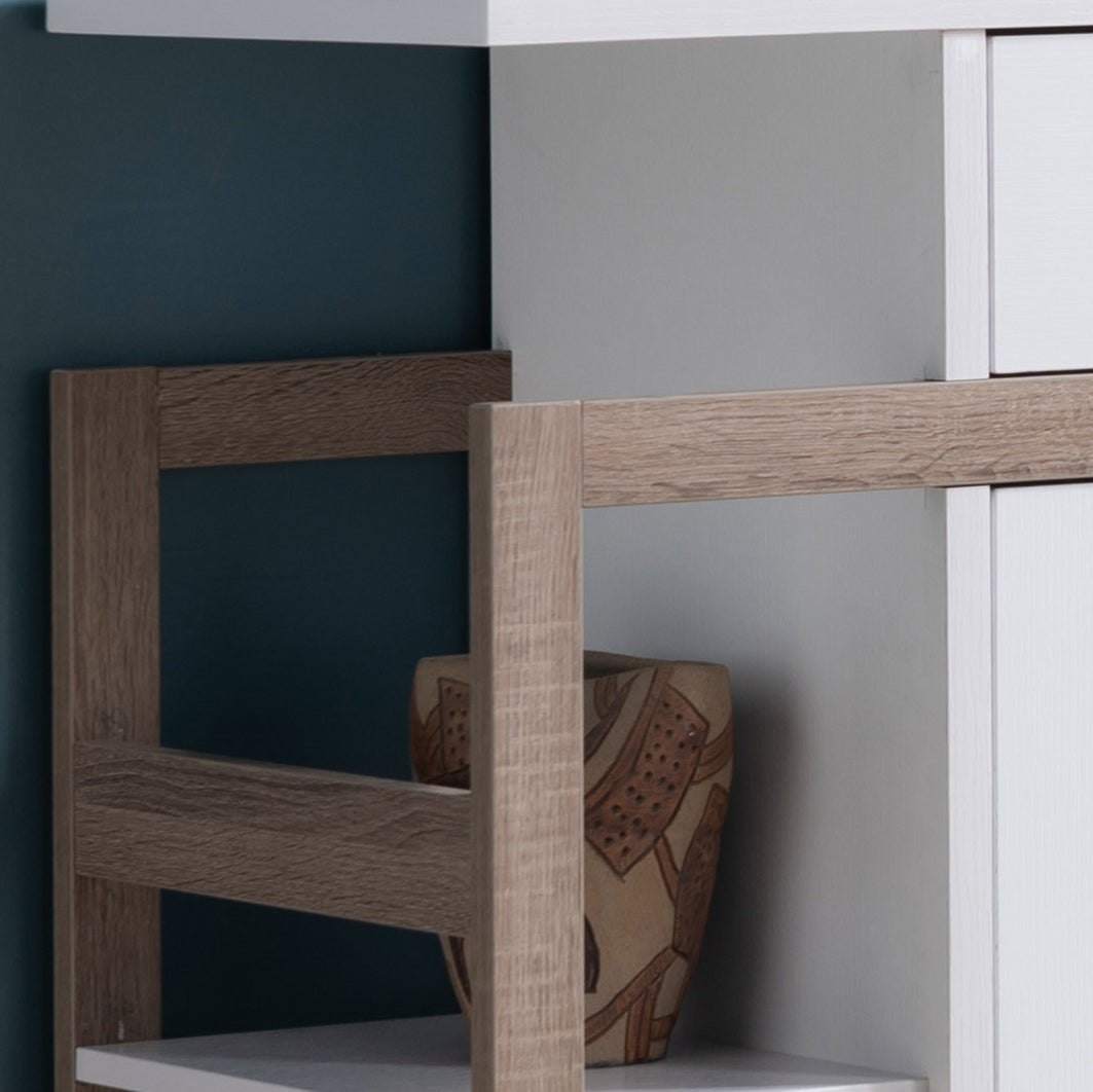 Modern Kitchen Buffet Organizing Cabinet with 4 Shelves