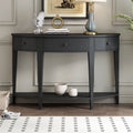 U-Style Modern Curved Console Table