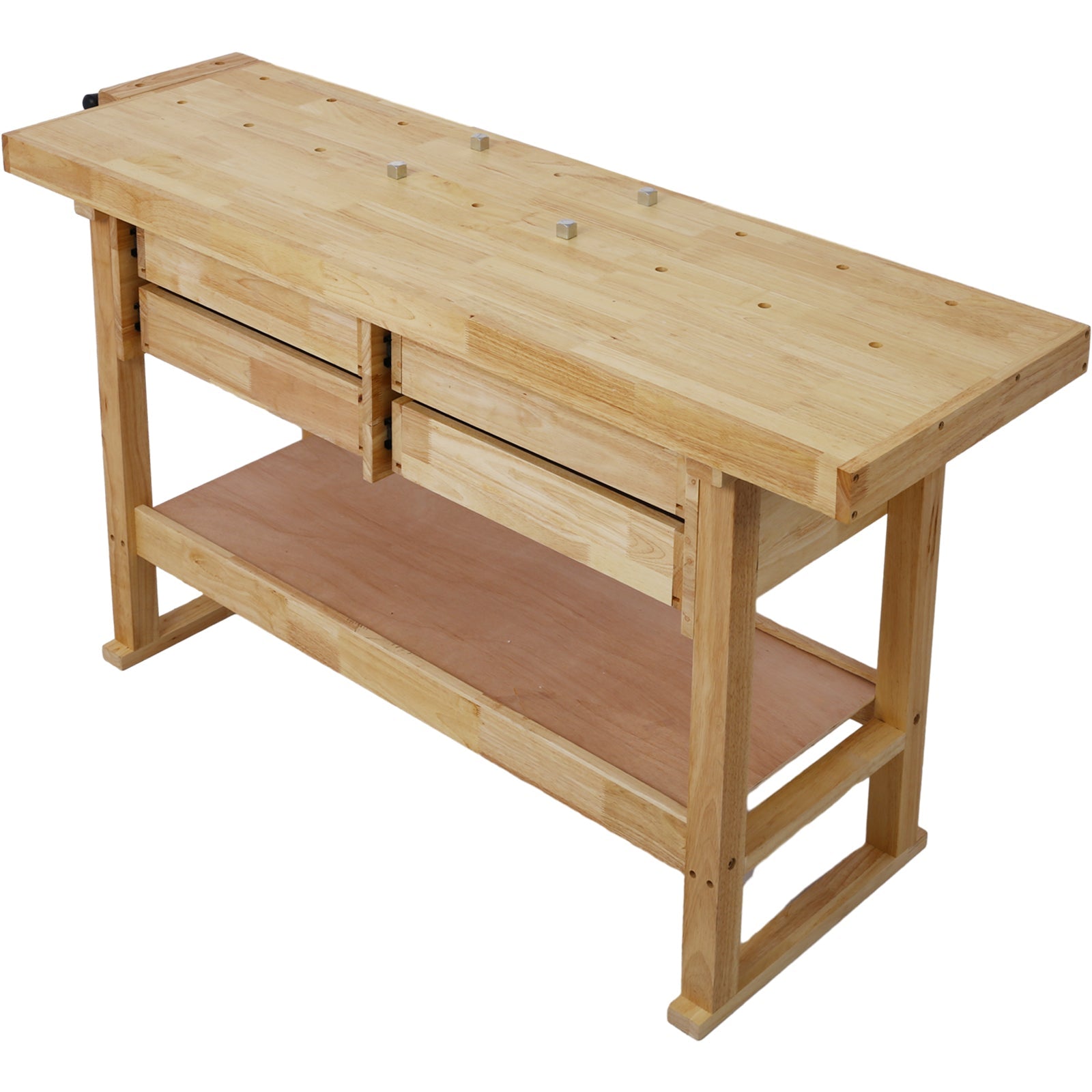 60in Workbench with 4 Drawers and Bar Clamps Set