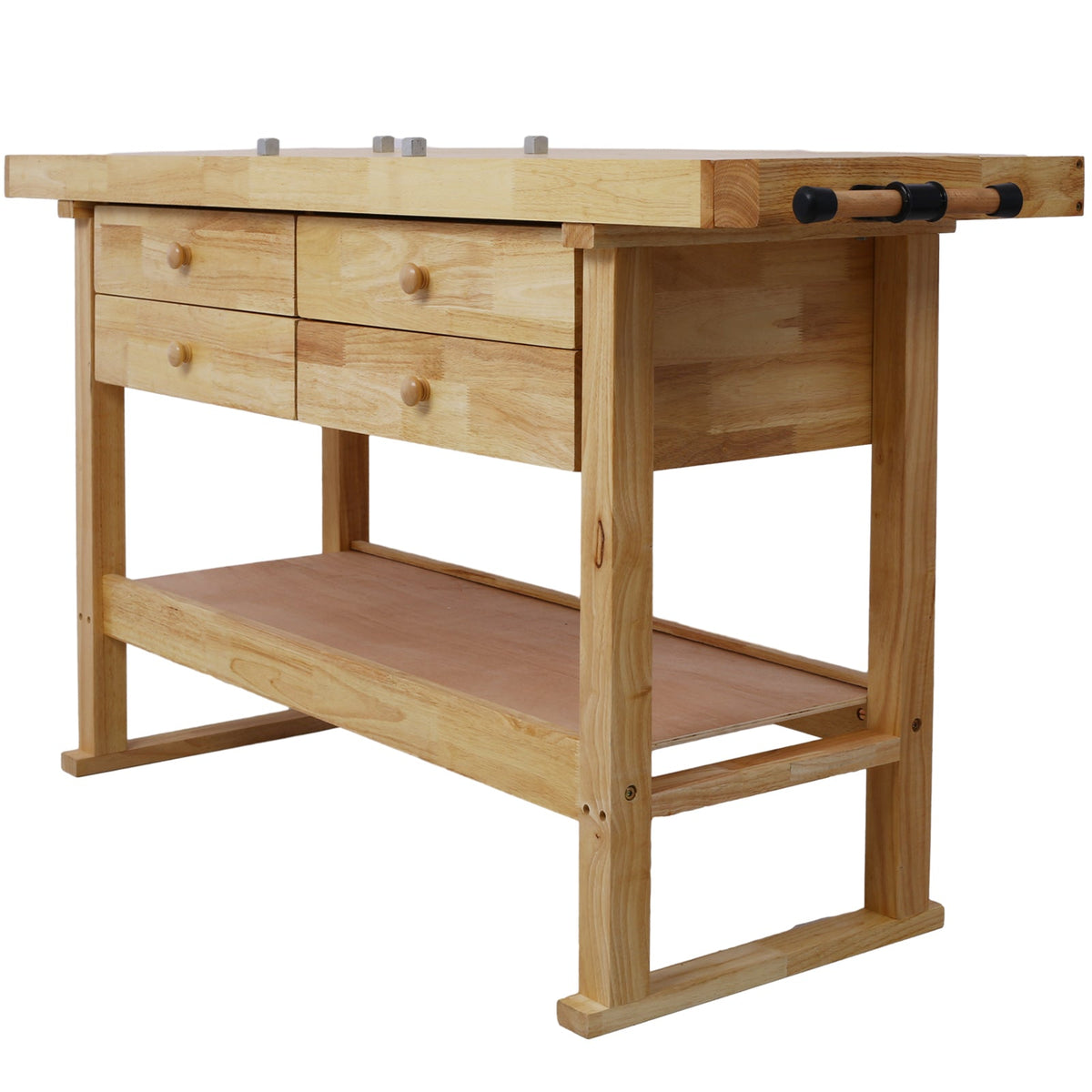 60in Workbench with 4 Drawers and Bar Clamps Set