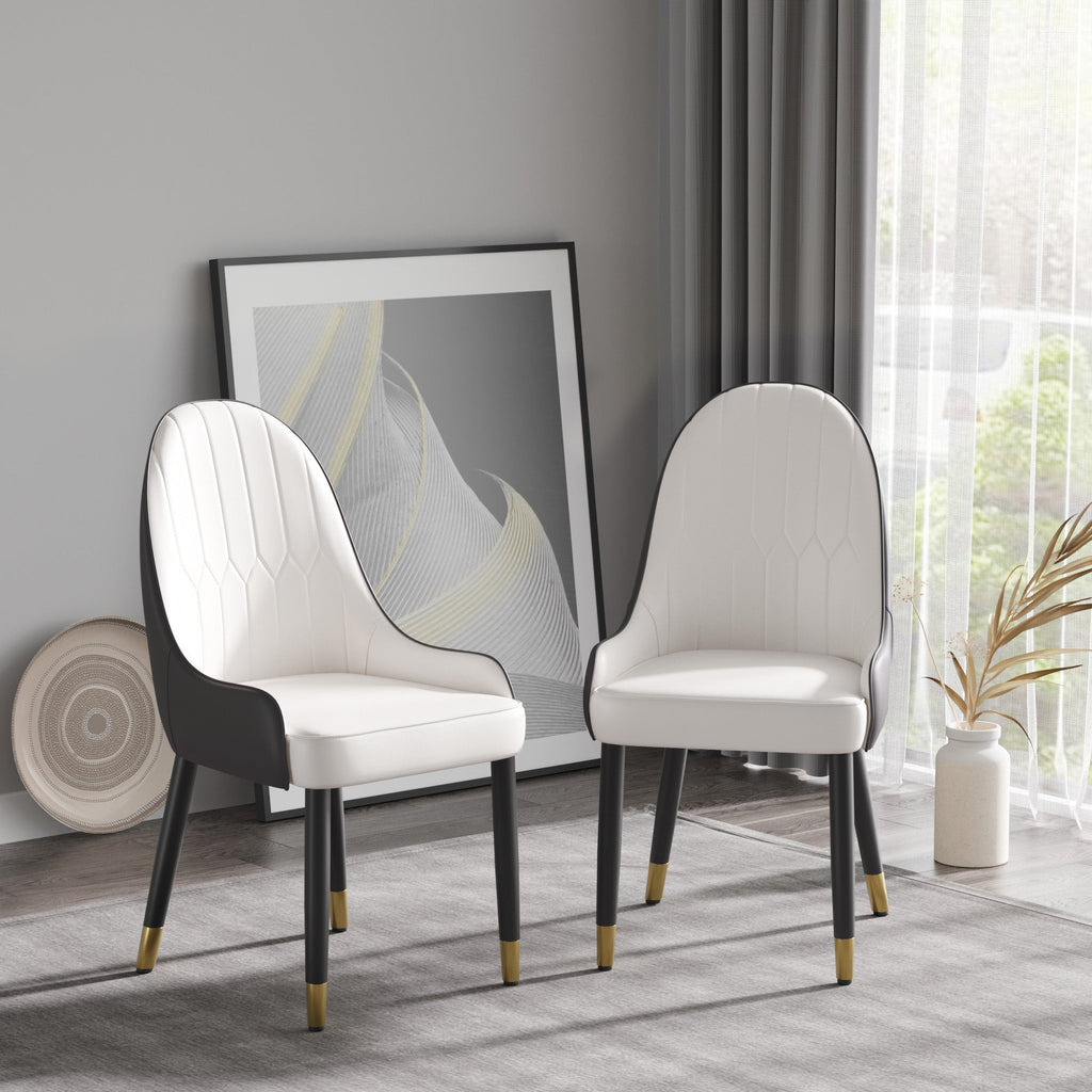 Modern PU Sponge-Filled Dining Chair Set