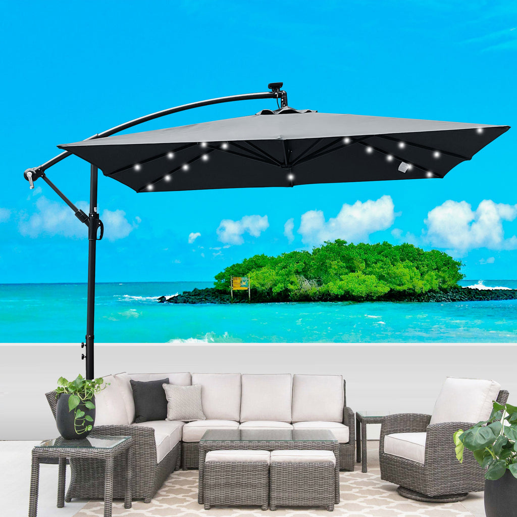Square 2.5X2.5M Outdoor Patio Umbrella