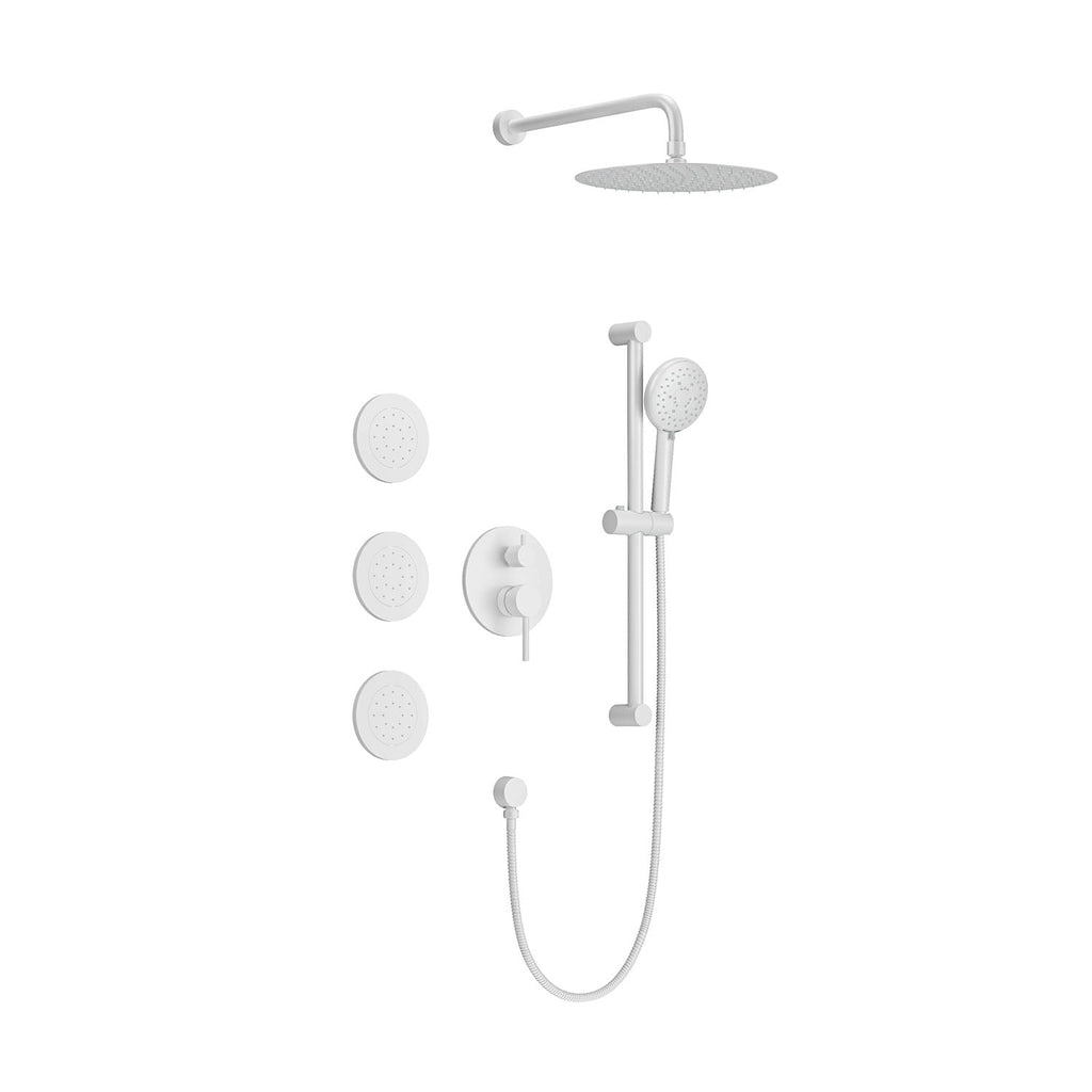 Shower System with Shower Head, Hand Shower, and More