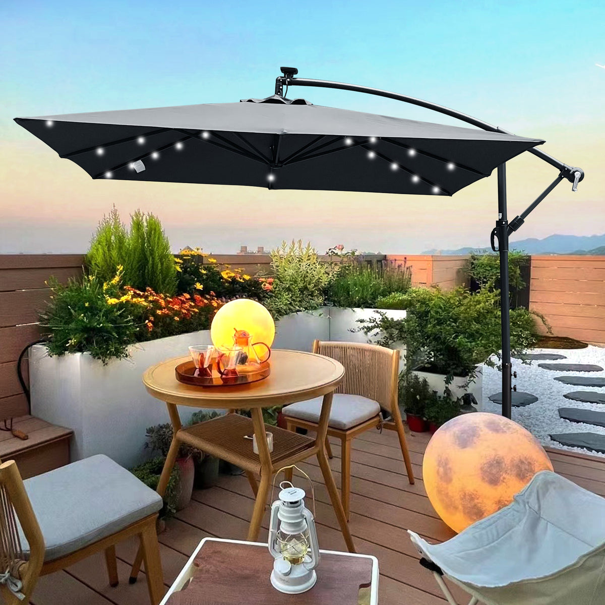 Square 2.5X2.5M Outdoor Patio Umbrella