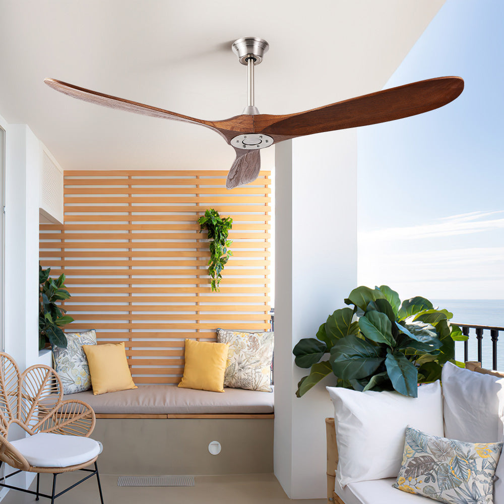 60 Inch Indoor Modern Ceiling Fan With Remote Control