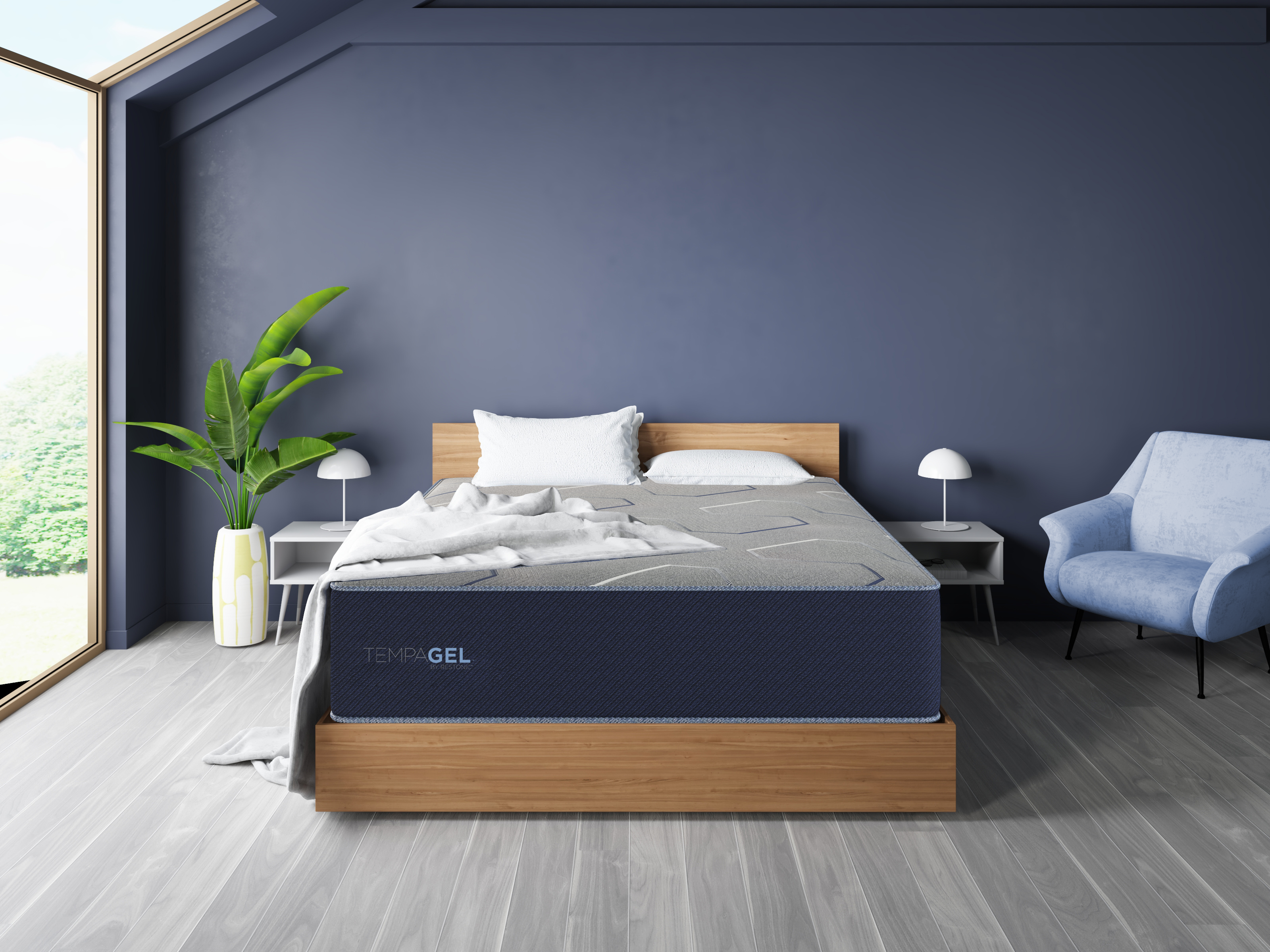 TempaGel by Restonic ChillRest Lux Firm King Mattress