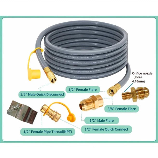 Natural Gas Conversion Kit for Fire Pit