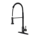 Pull Down Single Handle Spring Kitchen Faucet