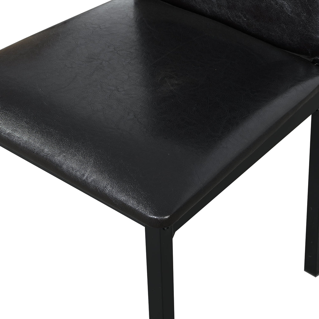 4-Piece Metal Frame Dining Seats