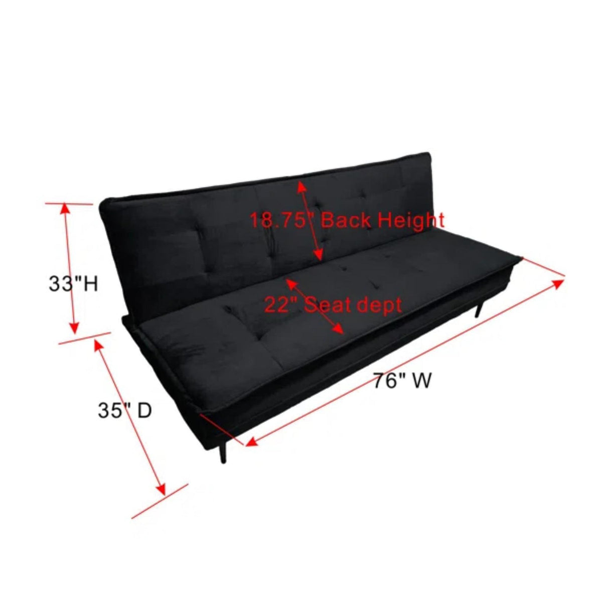 Gyuri 76'' Upholstered Sofa