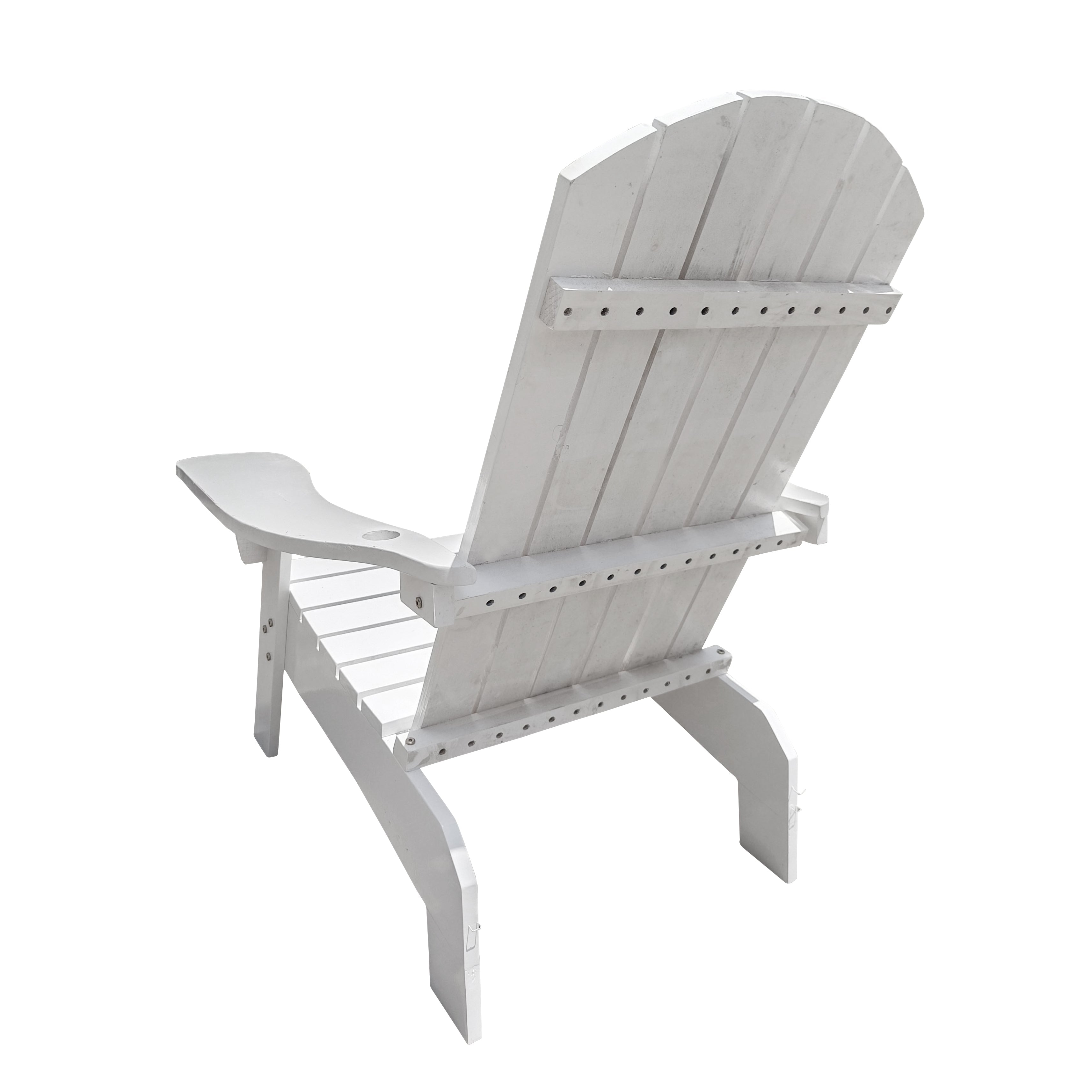 Wood Adirondack Chair with Umbrella Hole