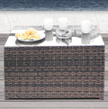 Brown Fully Assembled Coffee Table