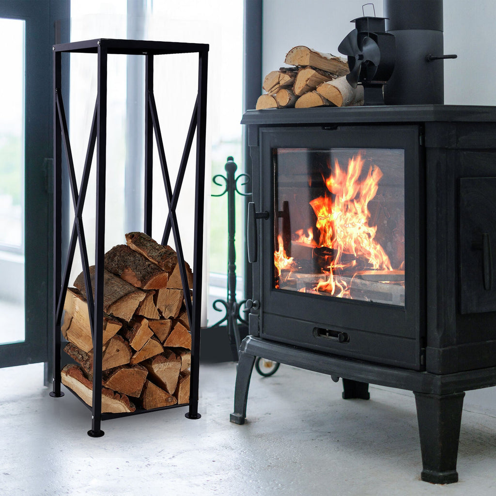 Decorative Firewood Storage Log Rack Holder