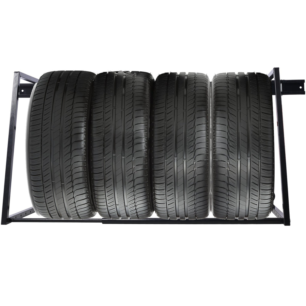 Heavy Duty Adjustable Garage Wall Multi-Tire Rack Storage