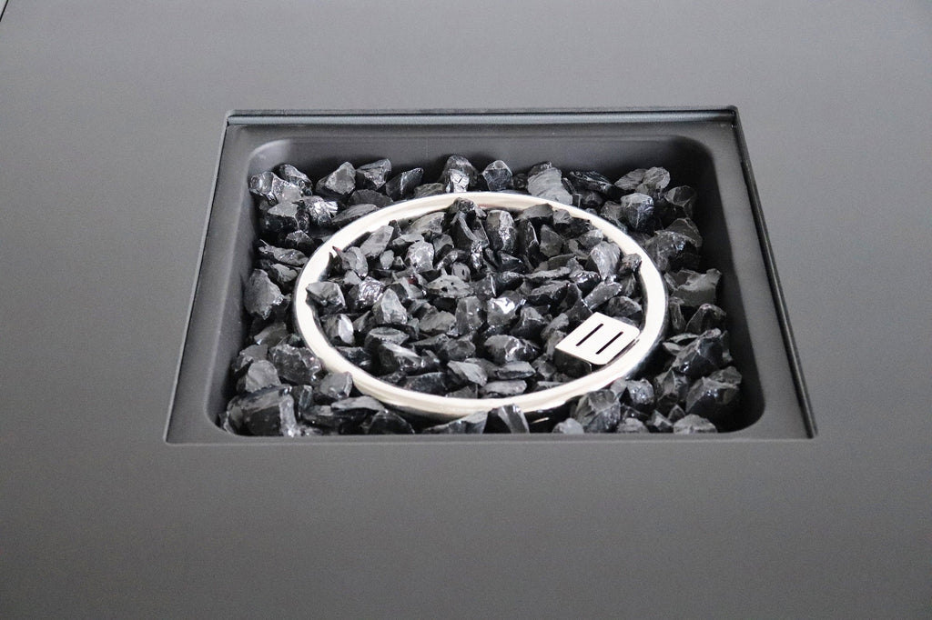 30 Inch Steel Grey Outdoor Fire Pit