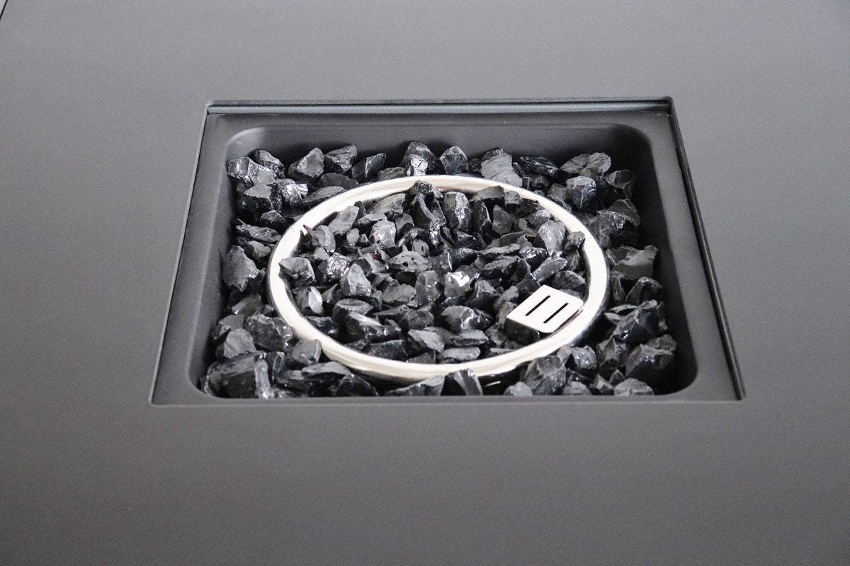 30 Inch Steel Grey Outdoor Fire Pit