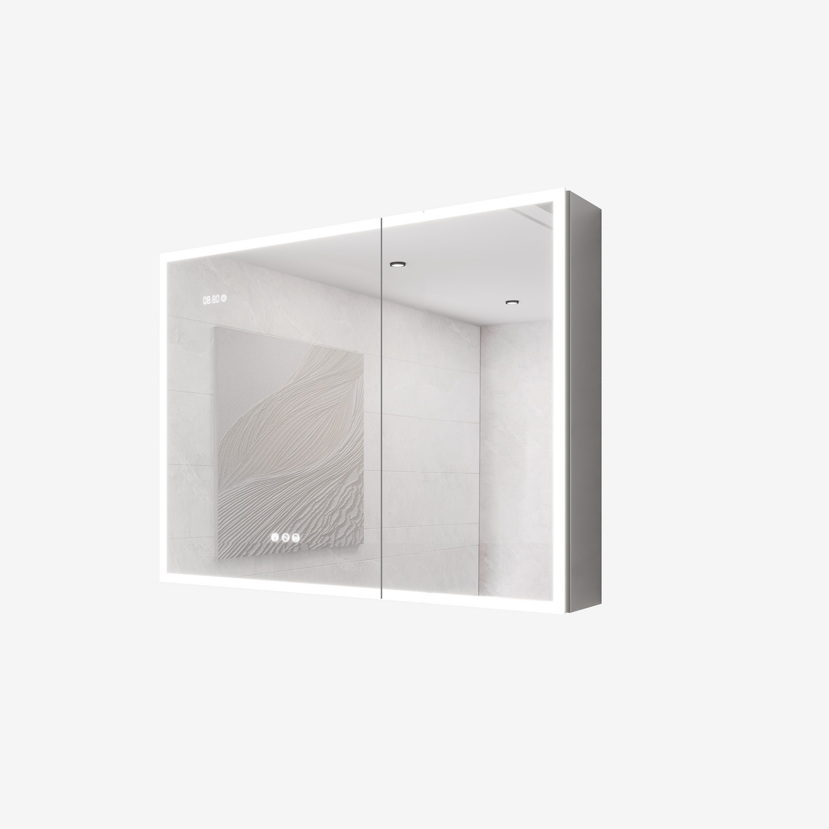 LED Medicine Cabinet with Mirror and Lights