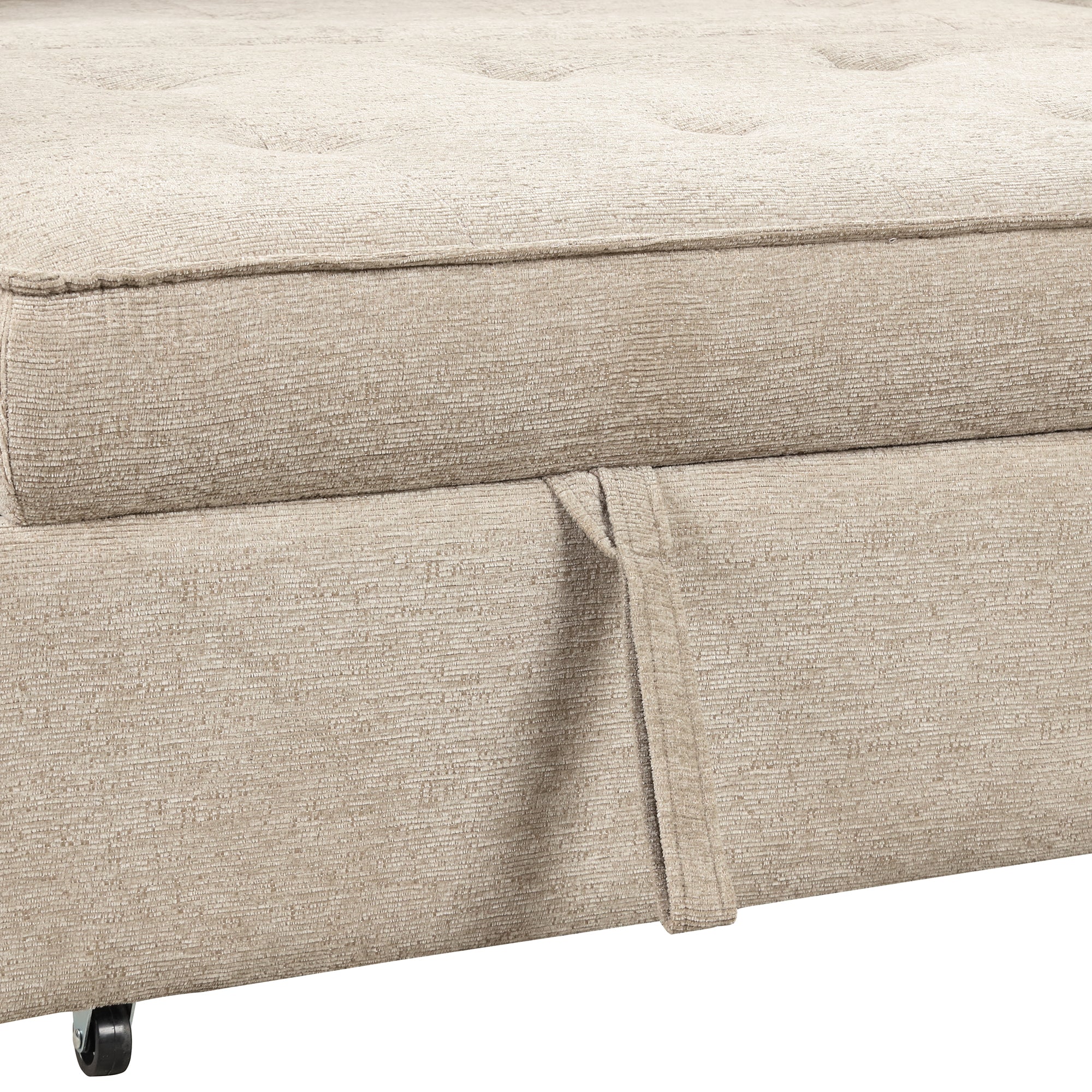 104.5" Modern L-Shape 3 Seat Reversible Sectional Couch