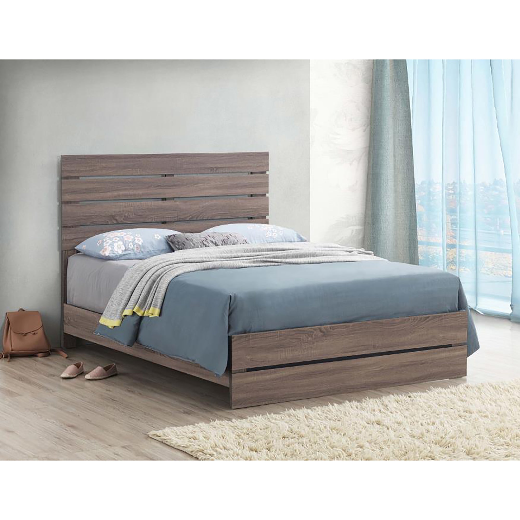Barrel Platform Bed