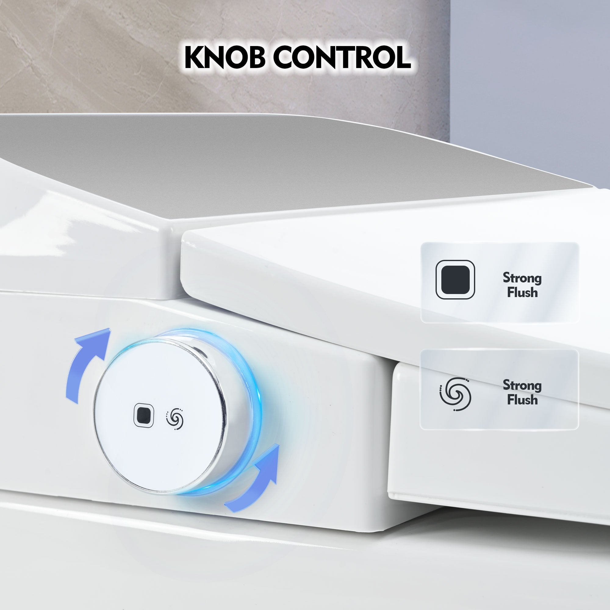 Heated Seat Smart Toilet - One Piece Design with Automatic Flush