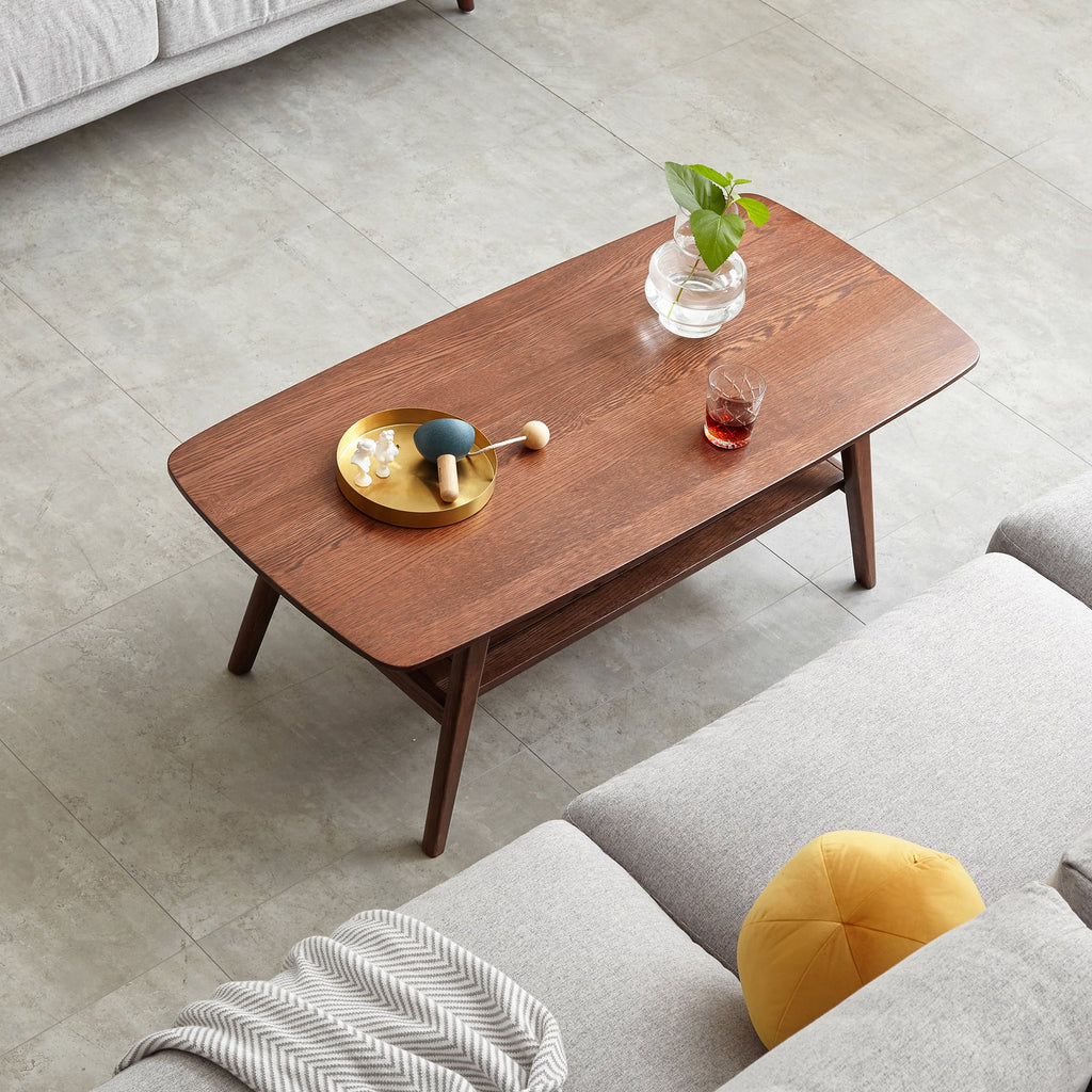Center Table Low Table - 100% Solid Oak