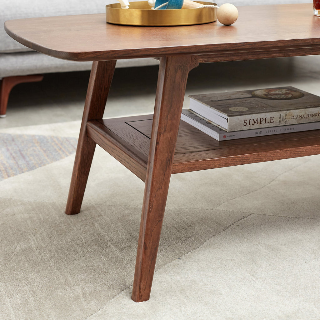 Center Table Low Table - 100% Solid Oak