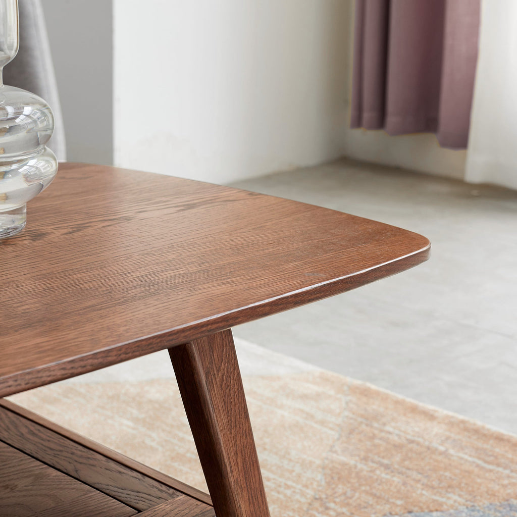 Center Table Low Table - 100% Solid Oak