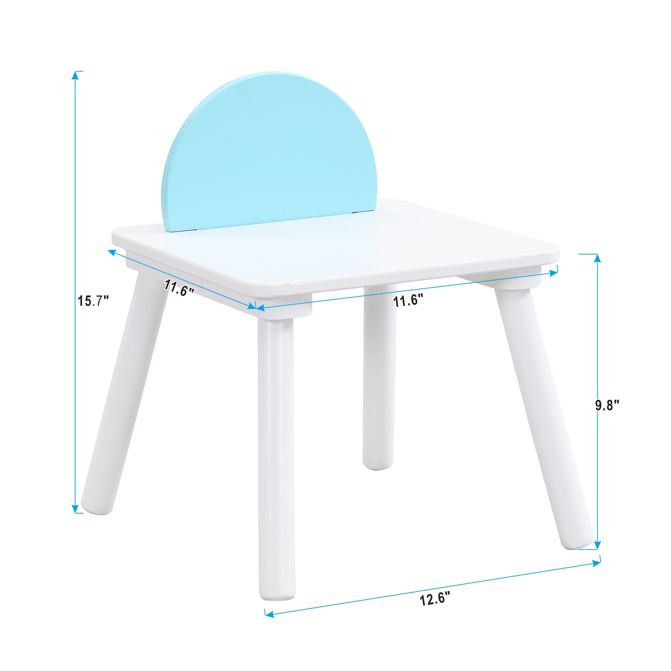 Children's Panel Table with 4 Chairs