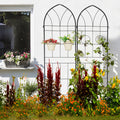 4 Pack Metal Garden Trellis - 78.7" x 19.7"