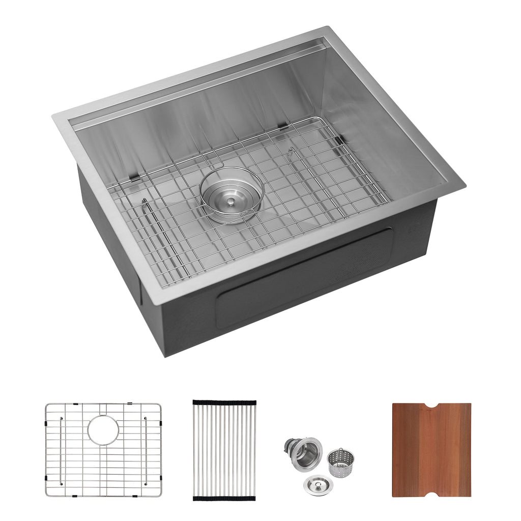 Laundry Workstation Sink - 21" x 19" x 13"
