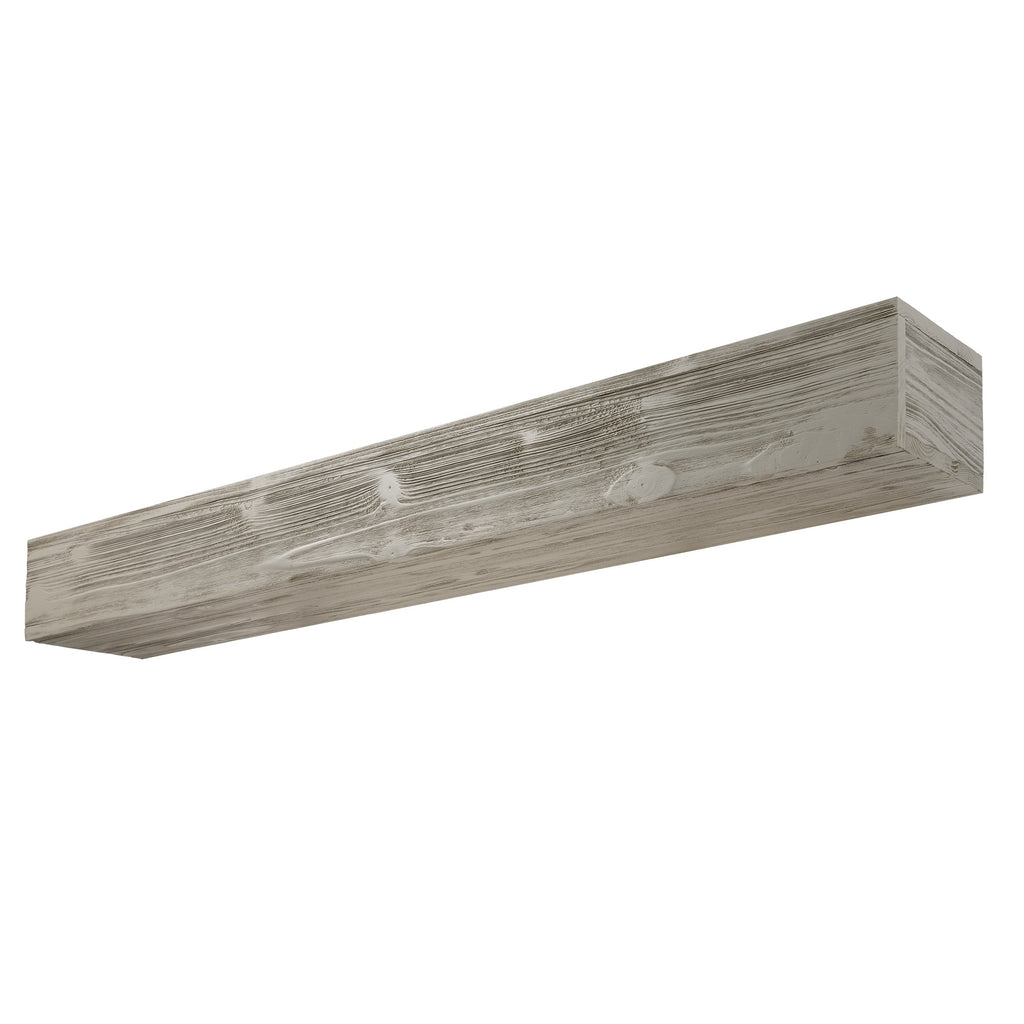 72" Rustic Wood Fireplace Mantel
