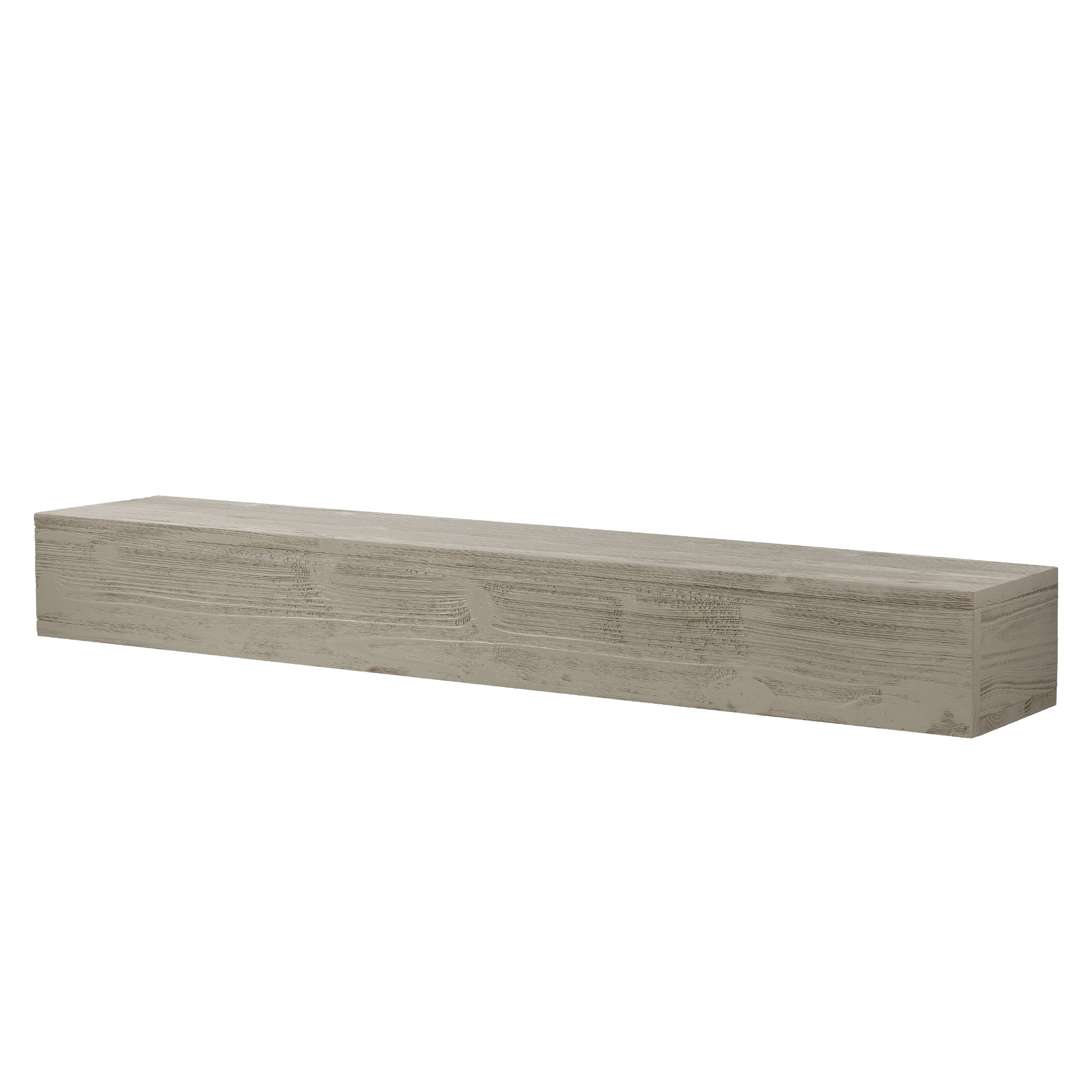 72" Rustic Wood Fireplace Mantel