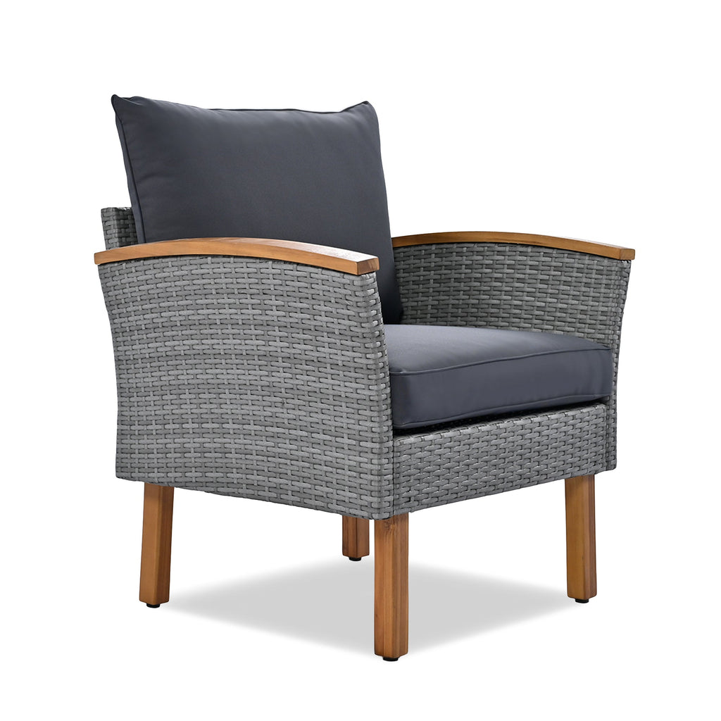 9-Piece Patio Rattan Furniture Set