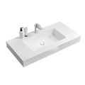 Integrated Solid Surface Basin - Glossy White
