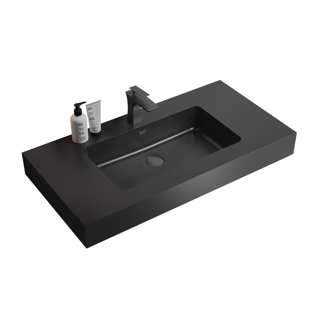 BB02-36-109 Integrated Engineered Solid Surface Basin