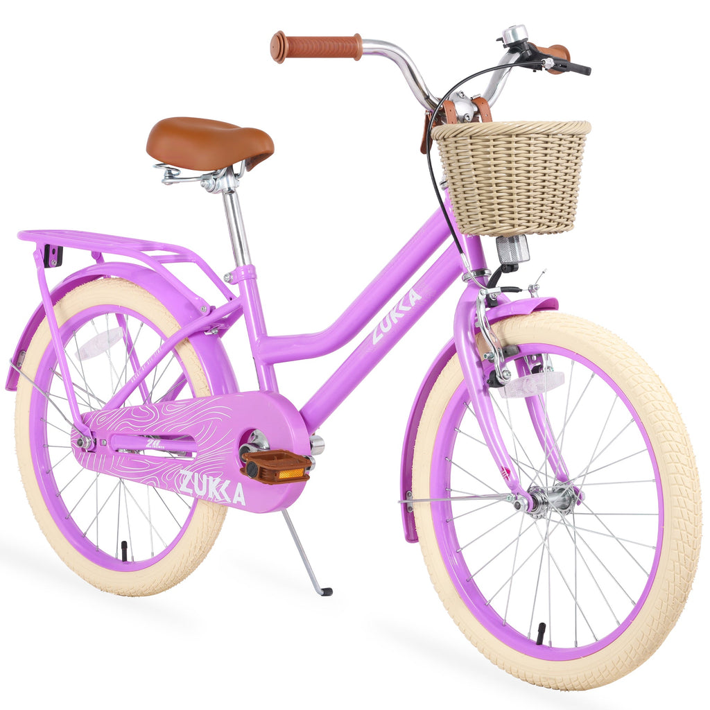 Girls Bike with Basket for Ages 7-10