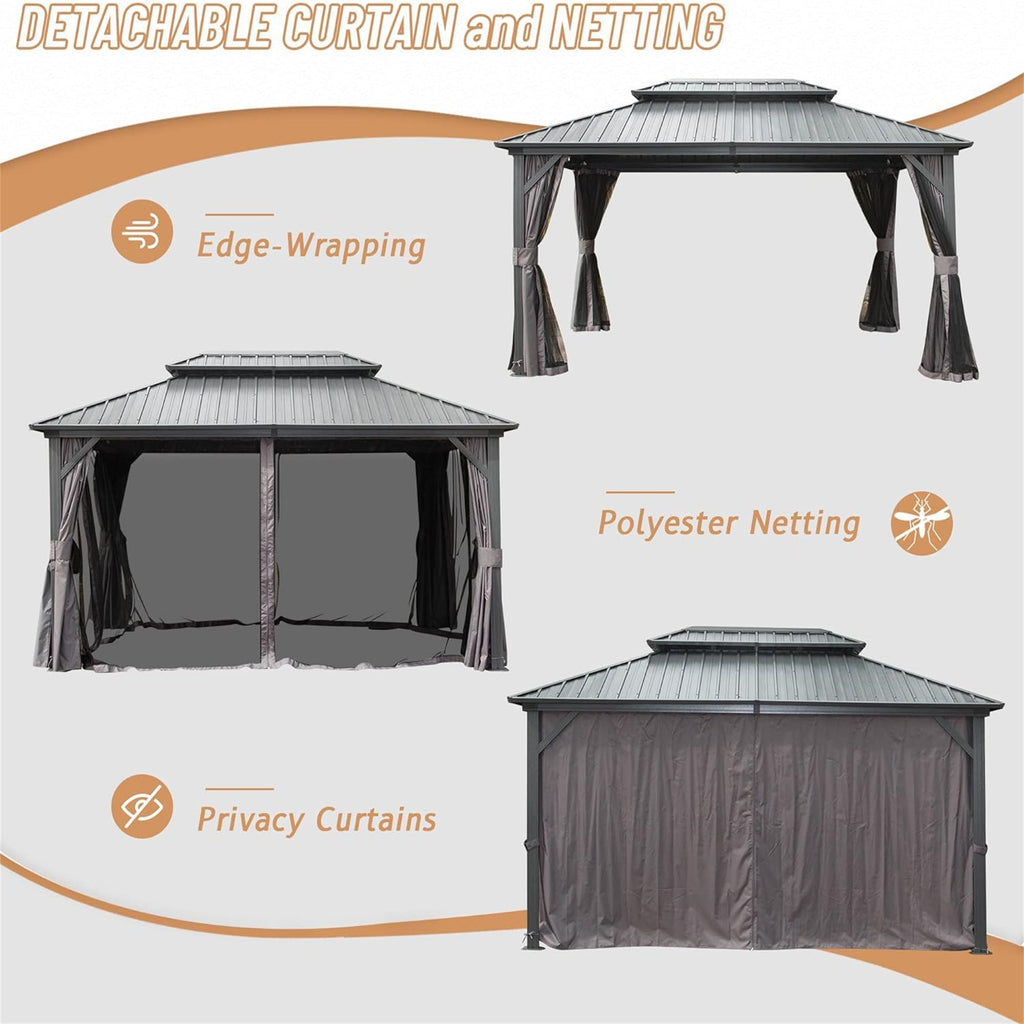 12' X 16' Hardtop Gazebo